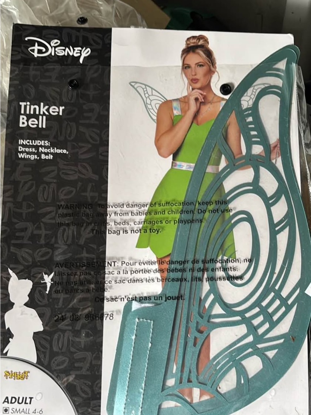 Disney Tinker Bell Costume spirit Halloween